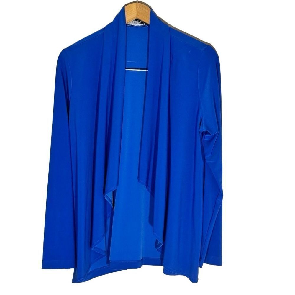 Vintage 90’s Carolyn Strauss Collection CSC Blue Open Cardigan Size L